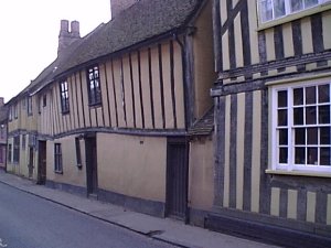 An old house in Lavenham, Suffolk.