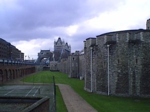The Tower of London, and Tower Bridge.