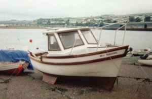Photograph of a boat called "Bill Baggins", click to enlarge...