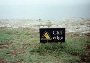 At The Cliff Edge. Click to enlarge...