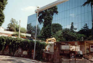 More reflections on a modern Roman building.