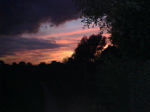 Another digital photograph of Sunset over the River Gipping. Click to enlarge...