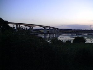 The Orwell Bridge.