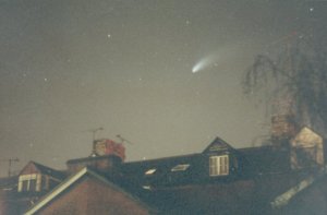 The Comet Halle Bopp. Click to enlarge...